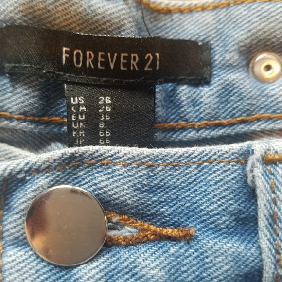 Forever 21 Studded Denim Shorts - Picture 2 of 3